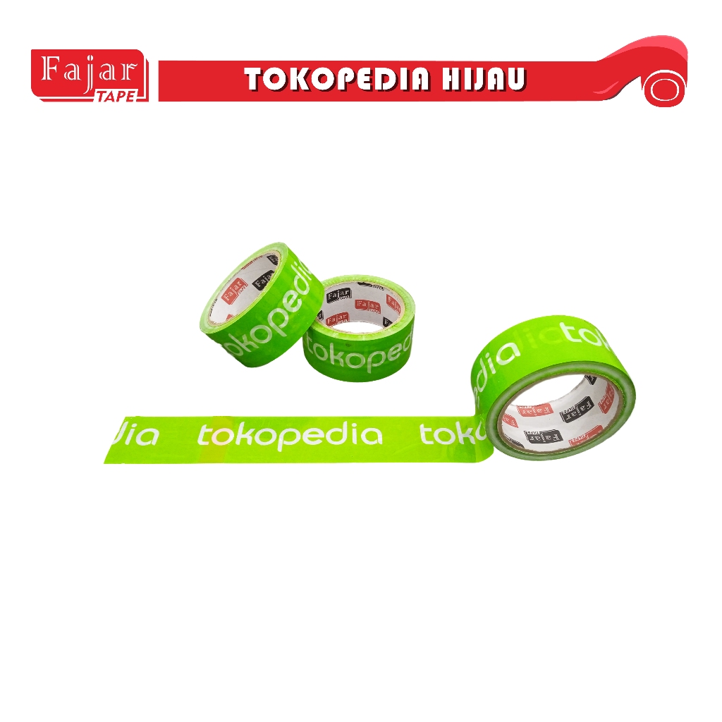 

Lakban Online Shop Hijau/ Lakban Printing / Green/ Hijau / 45mm x 55 Yard (Full Meter)