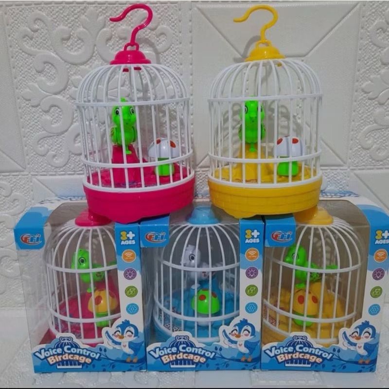 Mainan Anak Burung Sangkar / Mainan Burung Sangkar Musik Lampu