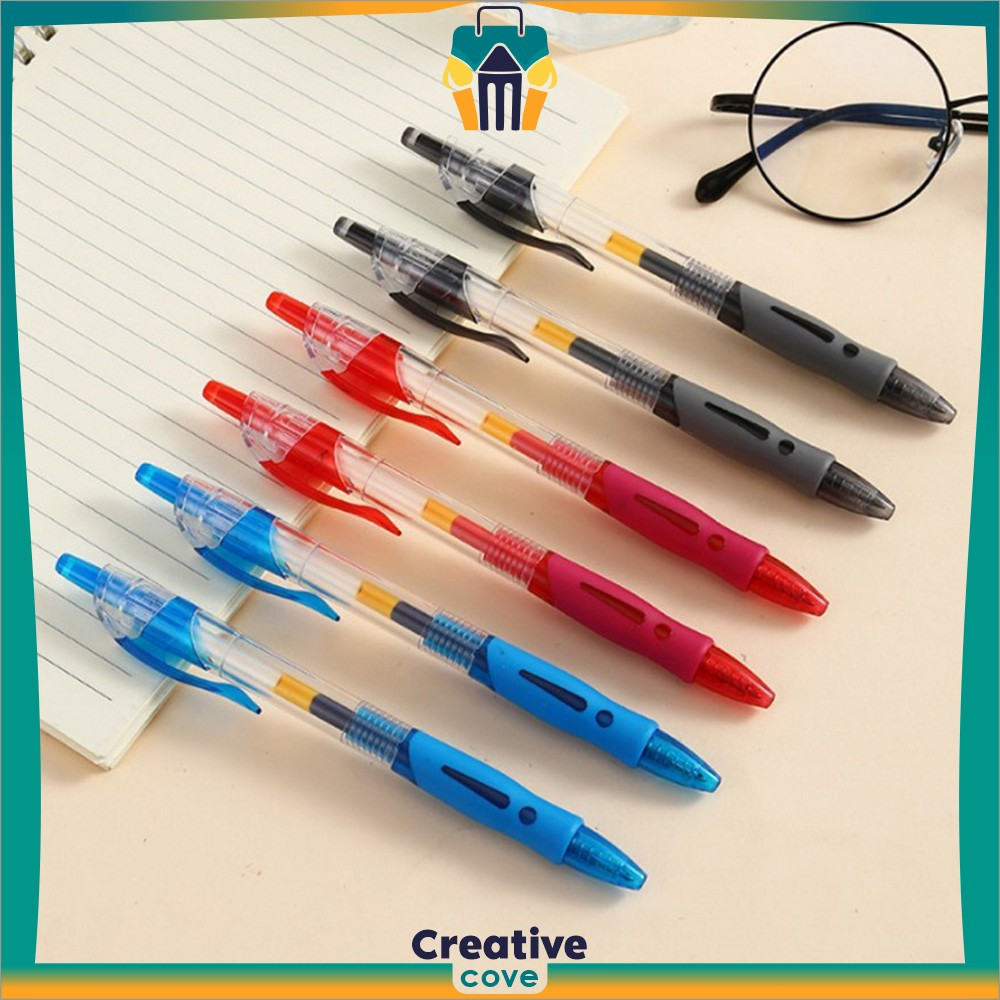 

Pulpen Cetekan Standar Ink 0.5mm / Pena Mekanik Polos Tinta Cair Alat Tulis Kantor Sekolah Creative Cove A105