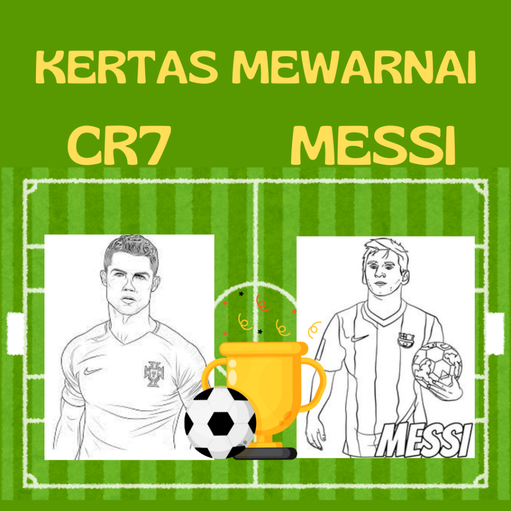 

KertasMewarnaitemaCR7&MessiukurankertasA4