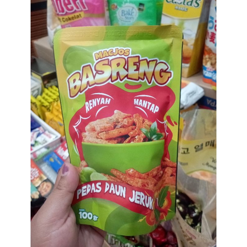 

Basreng Pedas Daun Jeruk Macjos