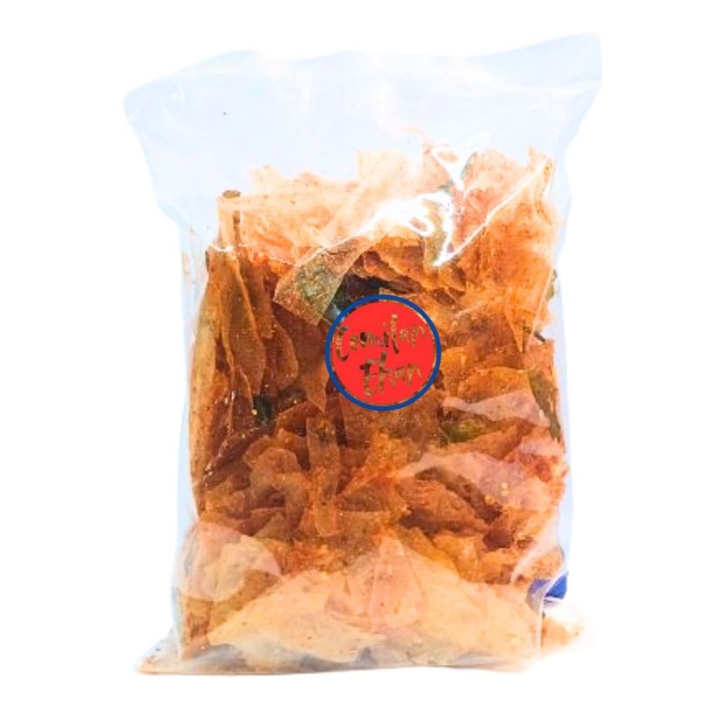 

Kripik kaca - 250gr kripca / kripik kaca pedas daun jeruk