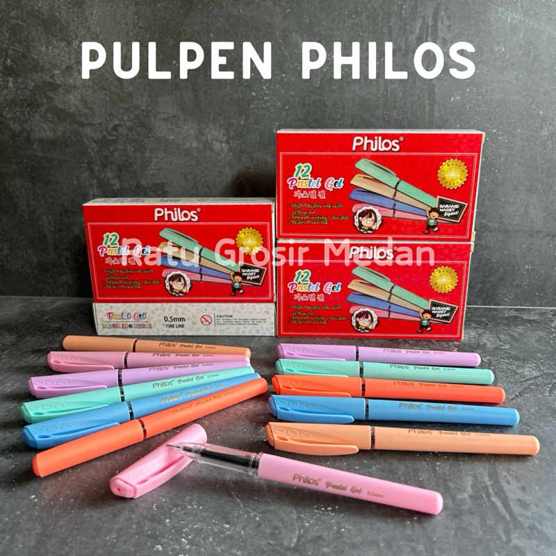 

PULPEN GEL PHILOS PASTEL GEL BEST SELLER