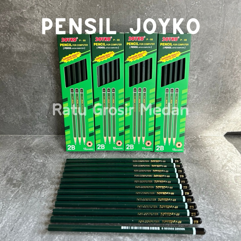 

PENSIL JOYKO 2B HIJAU P-88 PER LUSIN 12 PCS