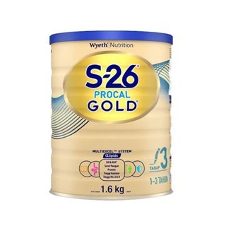 S26 Procal Gold Tahap 3 1600gr (1-3 Tahun) - Susu Formula
