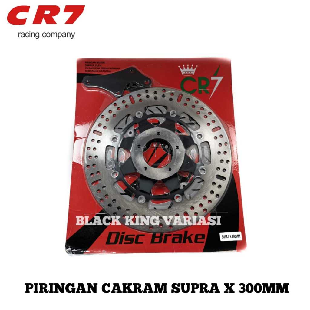 Piringan Cakram Disc Brake Depan 300MM Supra X Plus Breket Piringan Cakram Depan Supra X 300 MM 5 Ba
