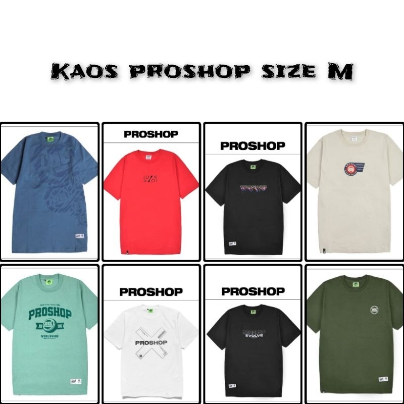KAOS PROSHOP |KAOS COWOK|KAOS DISTRO BANDUNG|ORIGINAL | UKURAN M