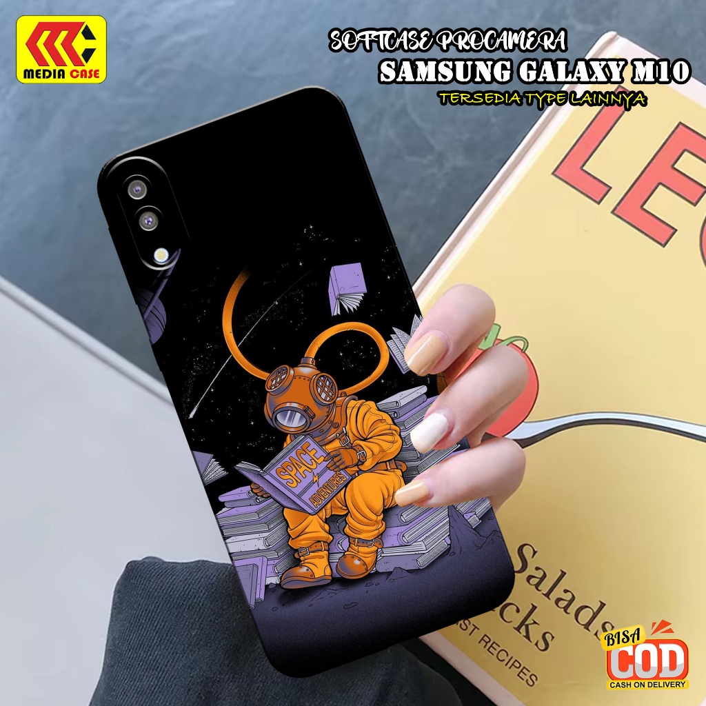 Case SAMSUNG GALAXY M10 Terbaru - Motif Case Astronot - Kesing SAMSUNG GALAXY M10 - Softcase SAMSUNG