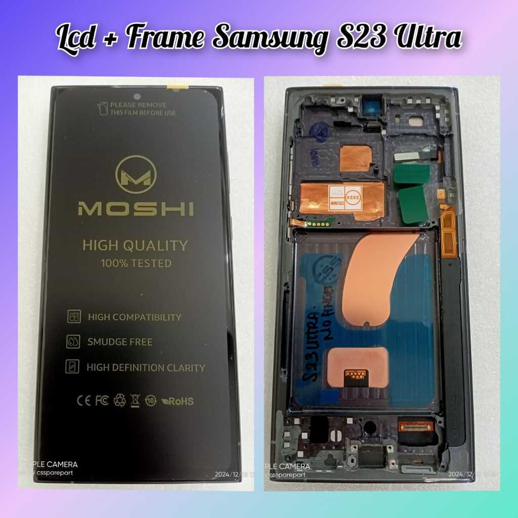 Lcd Set Plus Frame Samsung S918 S23 ULTRA Lcd Set + Frame Samsung S23 ULTRA S918