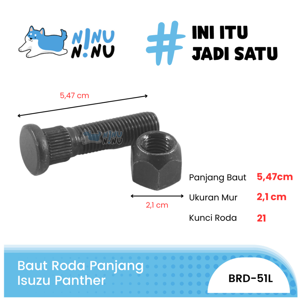 Baut Roda Isuzu Panther Panjang