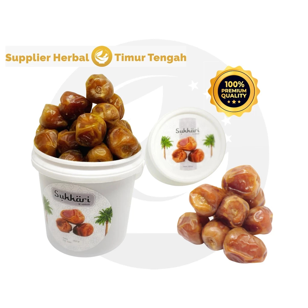 

Kurma Sukari Ember 850 Gram | Al-Qaseem Premium