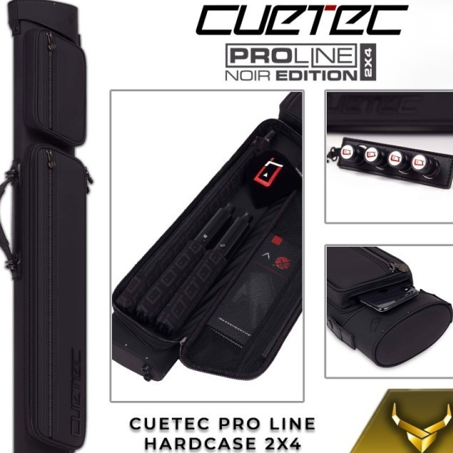 CUETEC CUE CASE PROLINE NOIR EDITION HARDCASE 2X4
