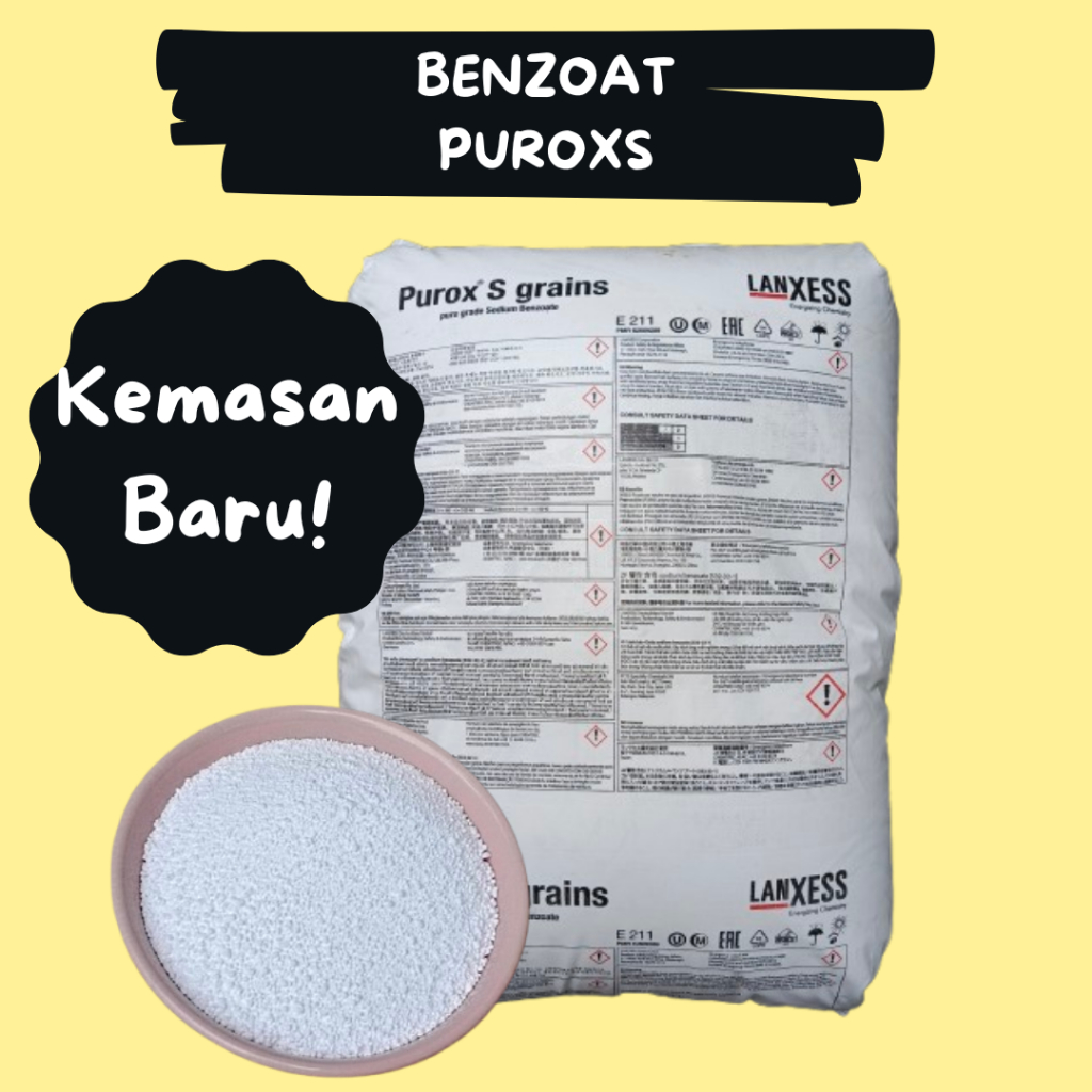 

Sodium Benzoat Holland Purox Repack 1kg 500 gram 250 gram 100 gram