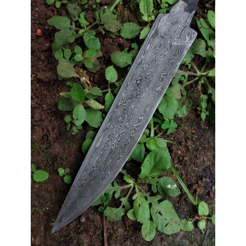 bilah damaskus asli tempa