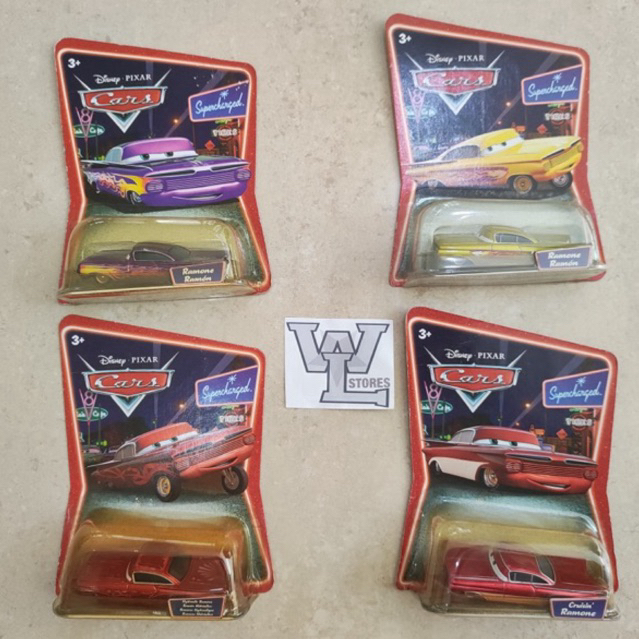 Disney Cars Supercharged Ramone Series (Hydraulic Ramone, Purple Ramone, Yellow Ramone, Cruisin Ramo