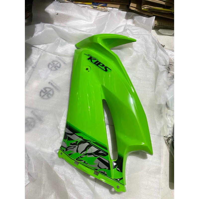Kiri Fairing sayap ninja rr new hijau 2013 batik KIRI