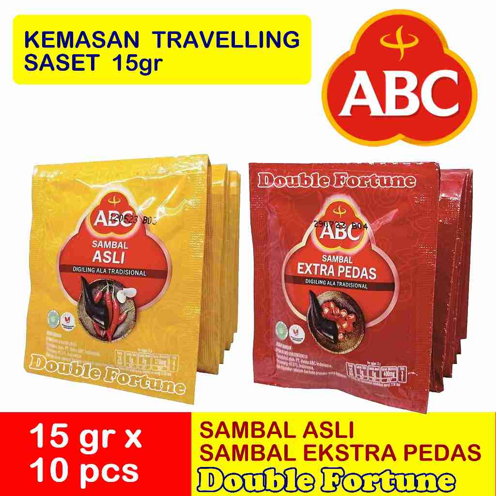 

ABC SAUS SAMBAL ASLI / EXTRA PEDAS sachet 15gr x 10pcs