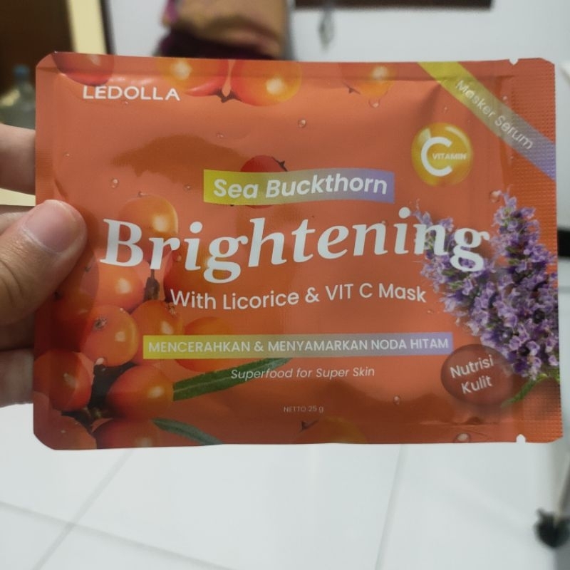 Ledolla Sea Buckthorn Brightening with Licorice & Vitamin C Mask