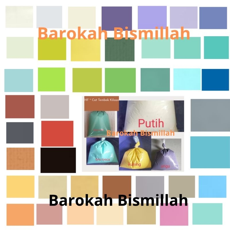 Cat Tembok Kiloan 1 Kg Pro Super Murah dan Bagus ~ HF Cat Tembok Kiloan ~ HF Cat Kiloan Murah ~ Cat 