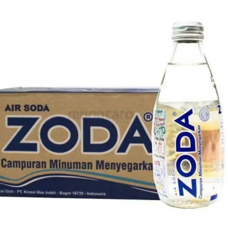 

Zoda air soda botol 1 Dus 250ml (Isi 24)