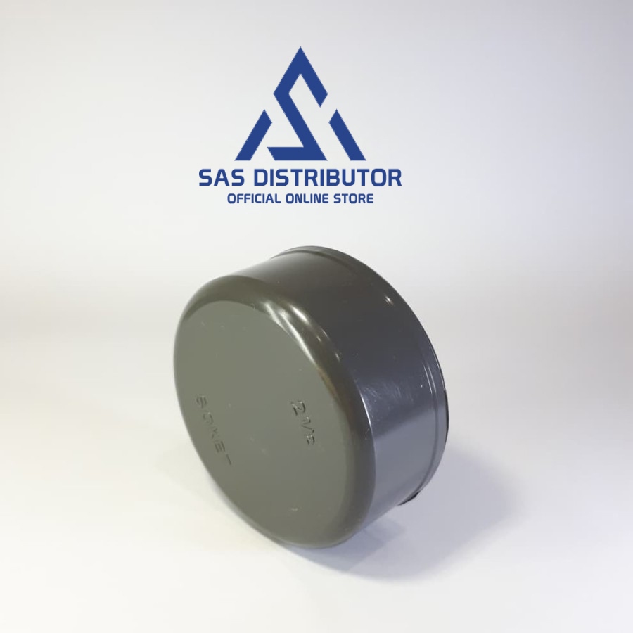 Dop 2 1/2" inch PVC Soket | Dop Pipa 2 1/2" inch D | Cap 2.5" inch | Tutup Pipa 2 1/2" | Dop Polos