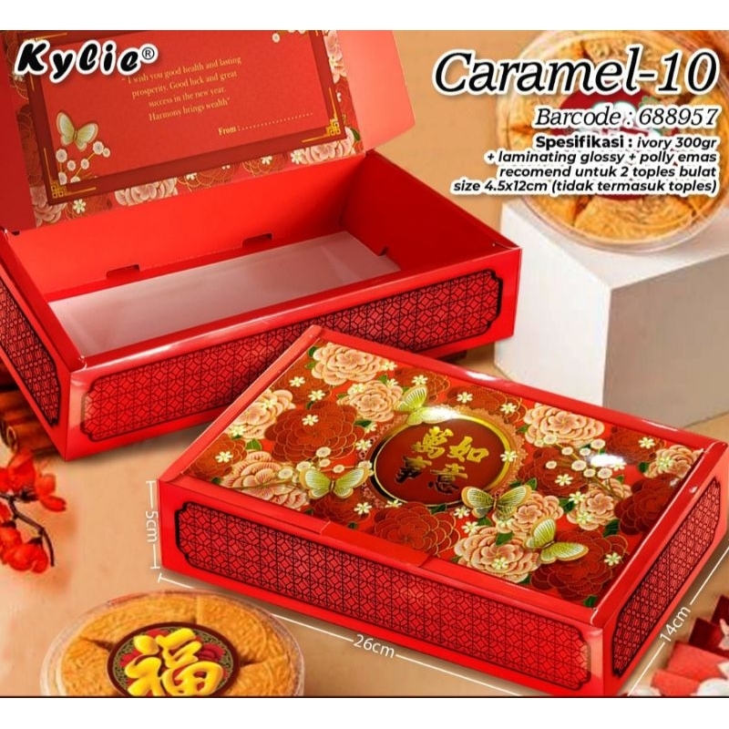 

Box kue imlek box caramel (5pc)