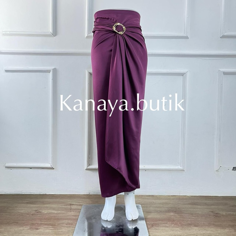 NEW ROK LILIT SATIN // SATIN WRAP SKIRT // BAWAHAN KEBAYA // ROK POLOS // ROK SATIN
