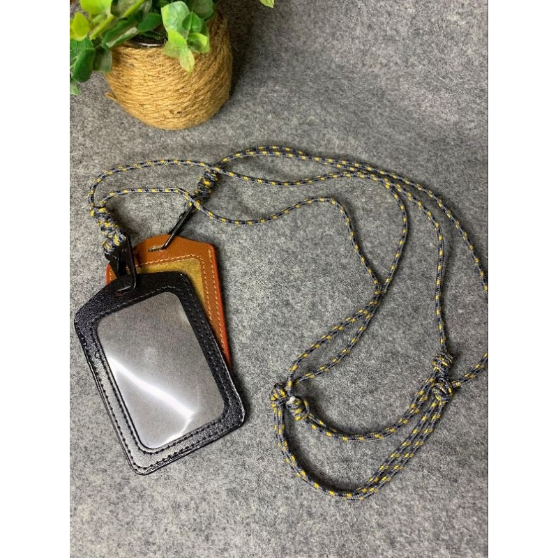 

lanyard ID card / lanyard paracord ID card ABU TIGA WARNA