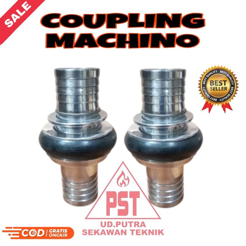 Coupling Machino 2 inchi. Coupling Selang Pemadam Alumunium
