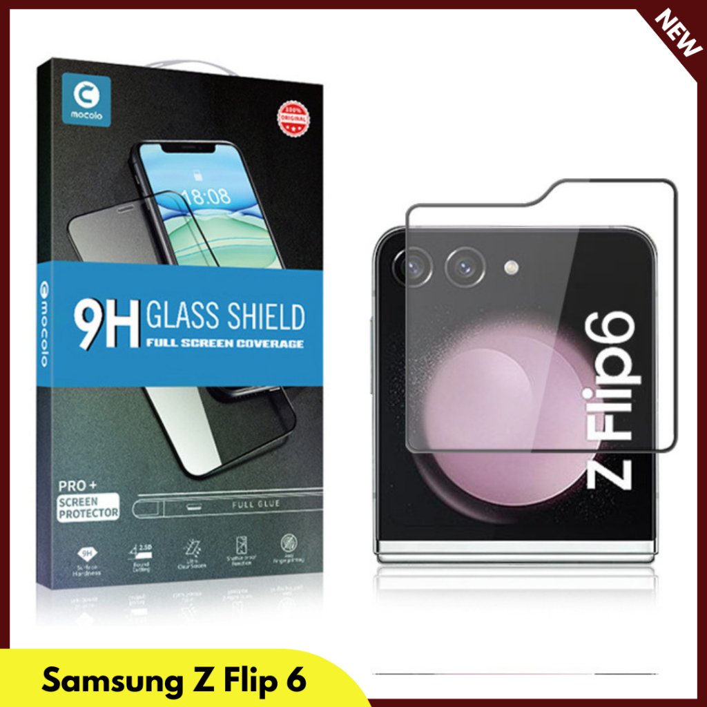 Mocolo Premium Full Tempered Glass Samsung Galaxy Z Flip6 - Z Flip 6