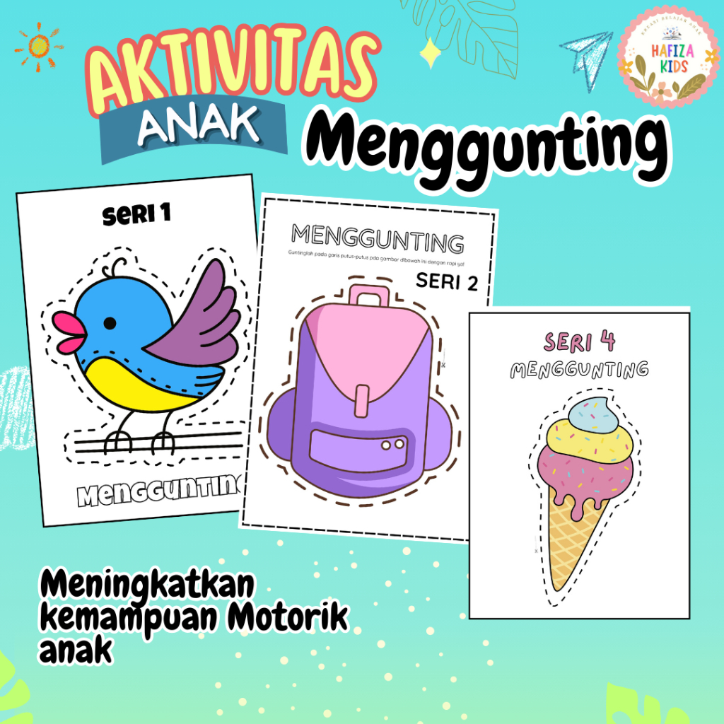 

Aktivitas menggunting untuk anak PAUD- Melatih kemampuan motorik anak