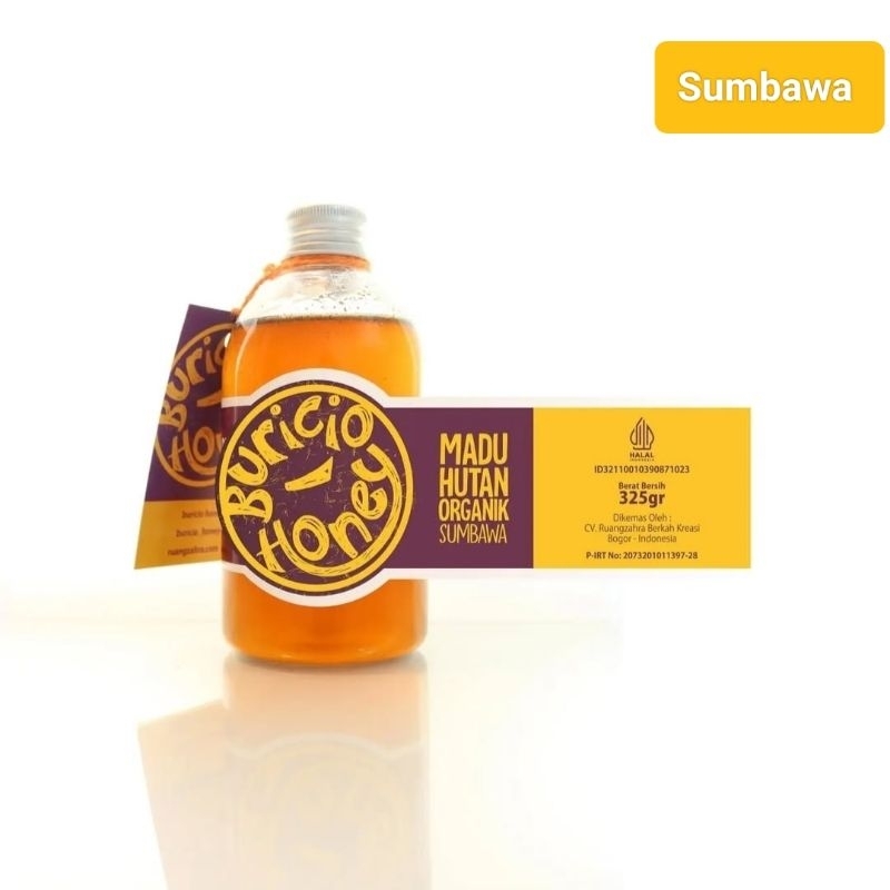 

Buricio Honey Madu Hutan Organik Original My Honey Madu Sumbawa 325gr