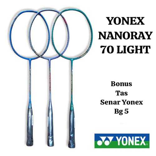 RAKET YONEX NANORAY 70 LIGHT | RAKET BADMINTON | RAKET BULUTANGKIS YONEX NANORAY 70 LIGHT