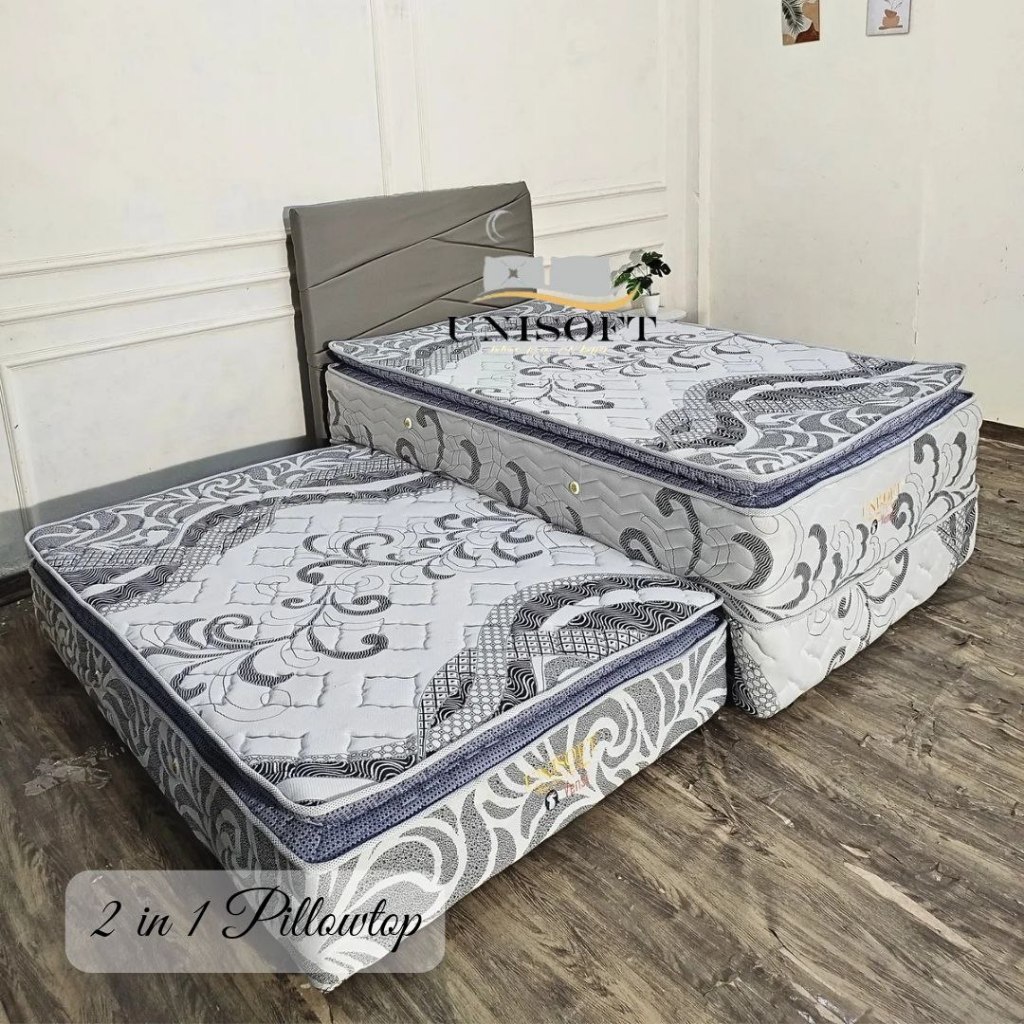 Springbed 2in1/ twin pillowtop Sorong Karakter anak / Bed Sorong kids / unisoft