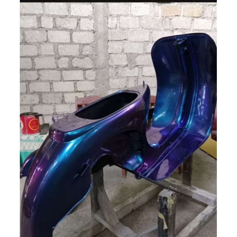 CAT BUNGLON BLUE PURPLE RED CATA BUNGLON 3 WARNA BLUE RED PURPLE