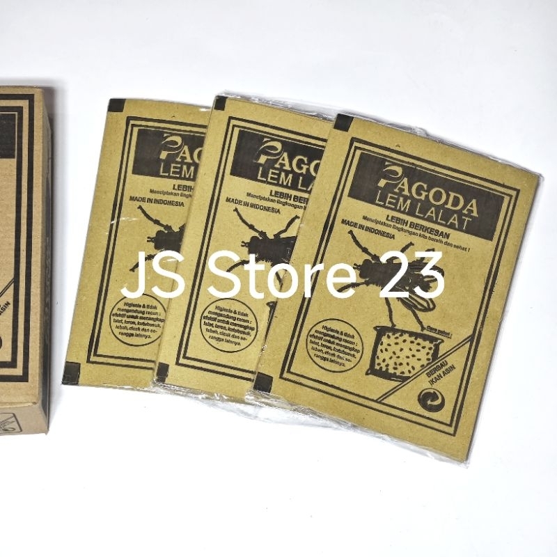 (10 Lbr) Lem Lalat Kertas Pagoda / Pembasmi cicak Serangga