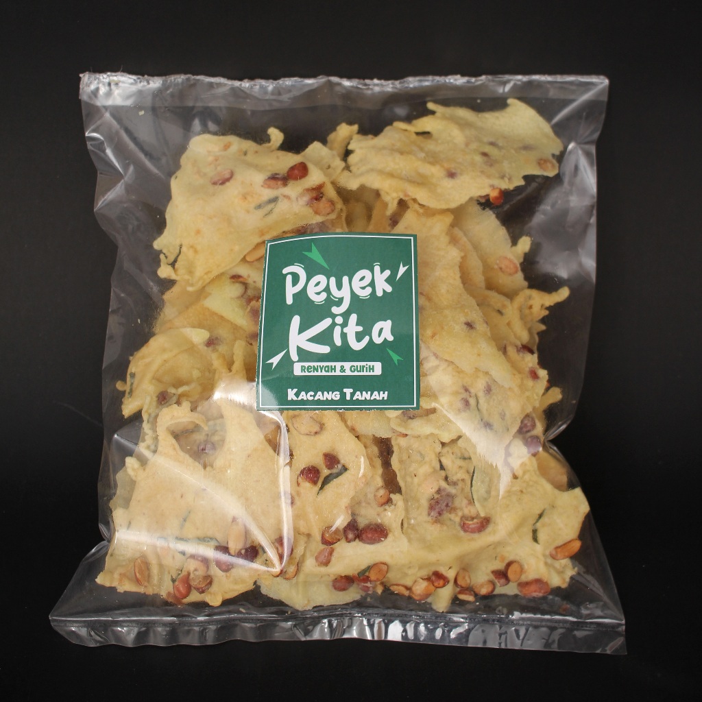 

Peyek KITA 1/4KG Renyah & Gurih - Kacang Tanah