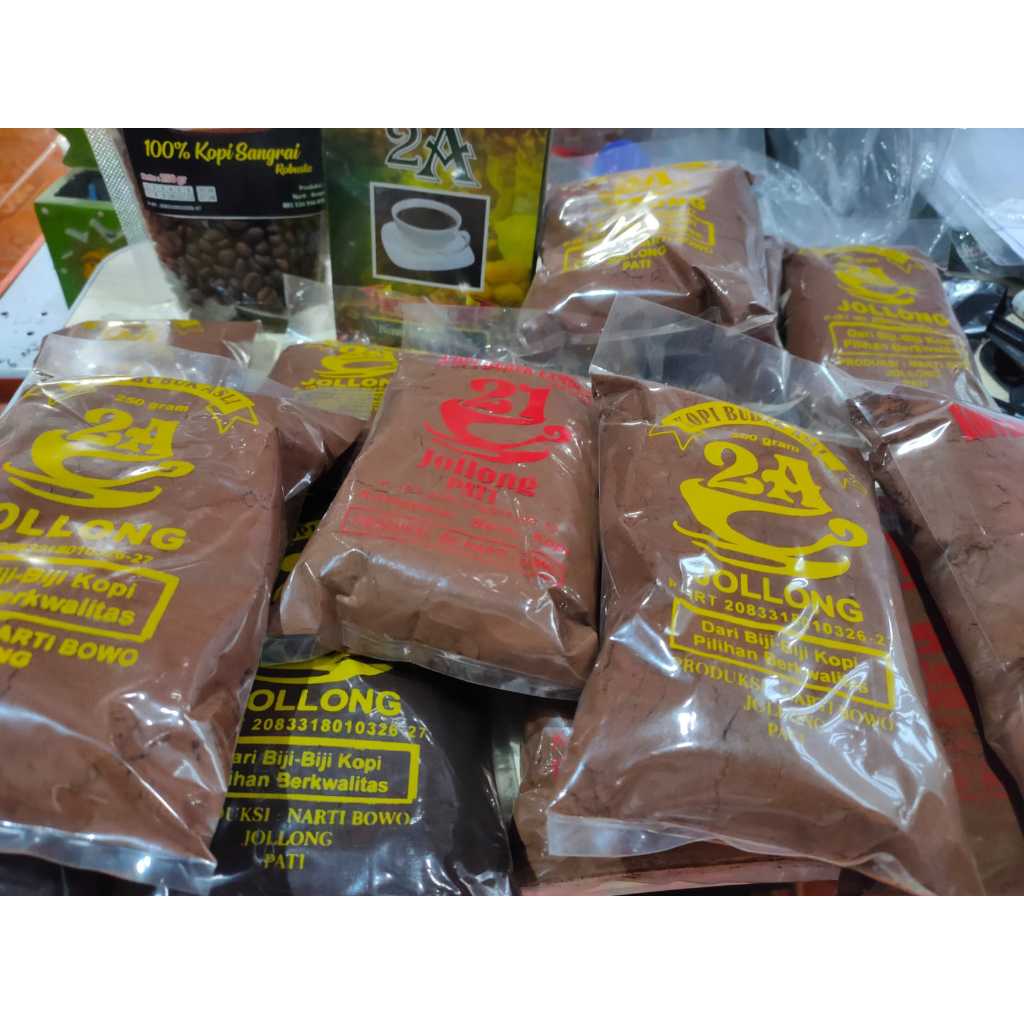 

Kopi Bubuk Asli Robusta Jollong Narti Bowo 2A asli