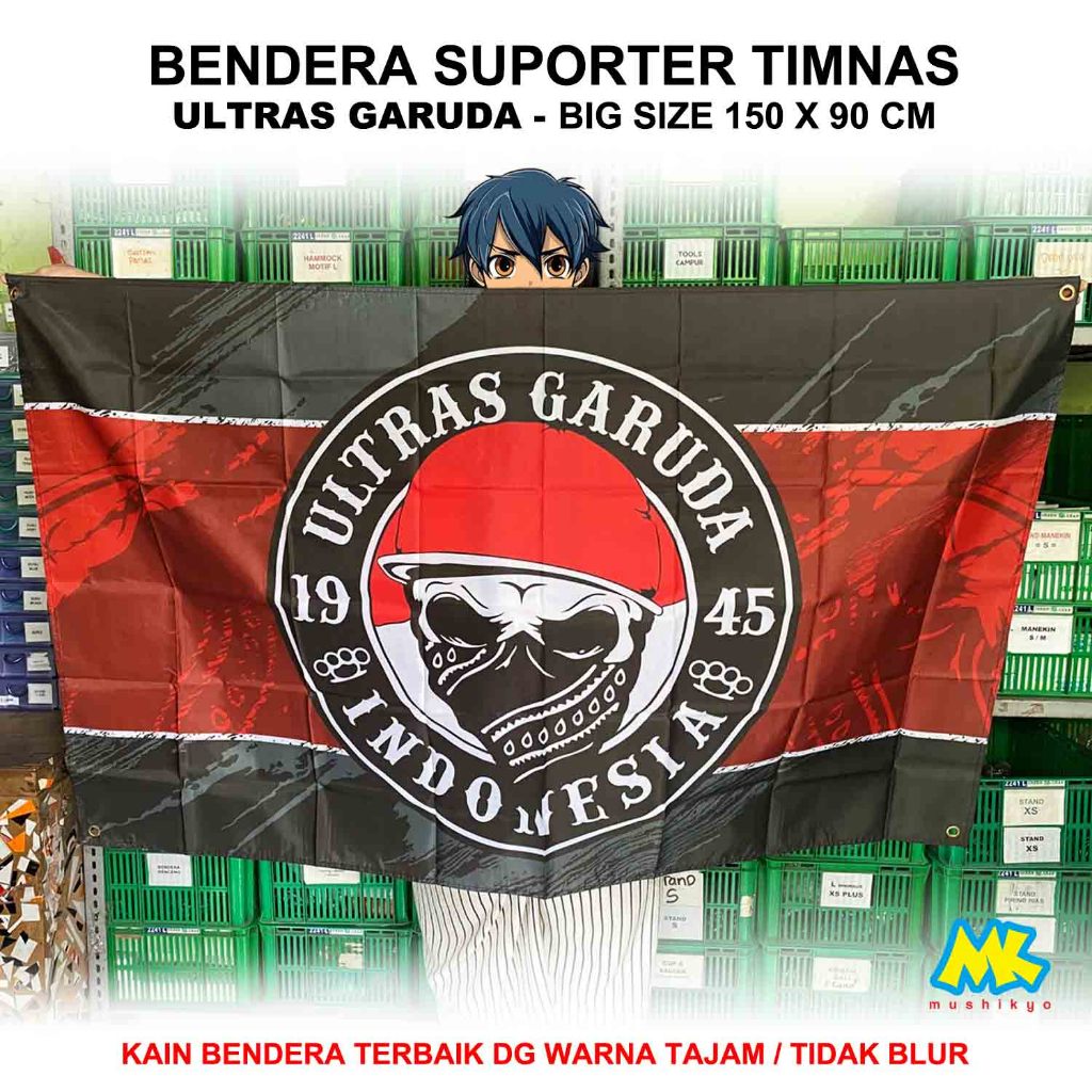 Bendera Suporter Timnas ULTRAS GARUDA Ukuran 150 x 90 CM