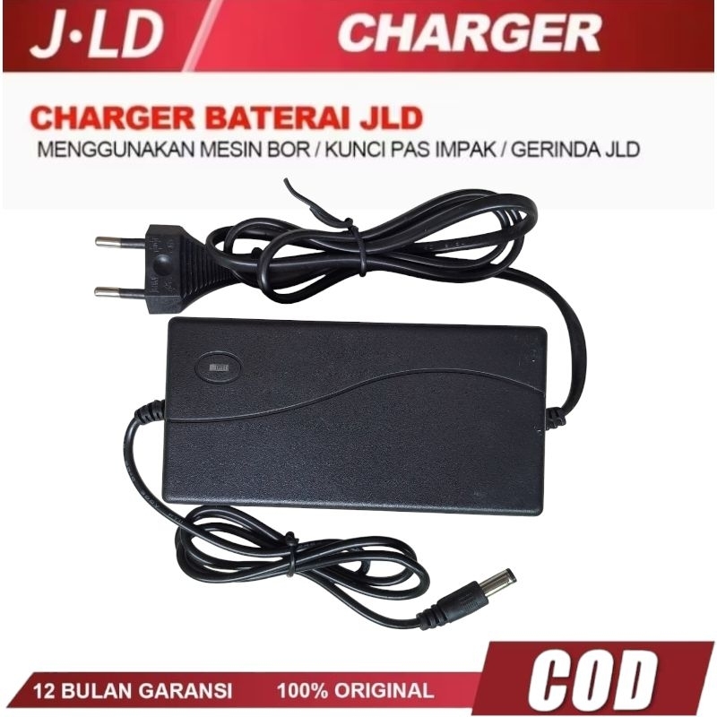 CHARGER BATERAI IMPACT BOR GERINDA JLD ORIGINAL 21V 36V 48V 88V 128V 199V