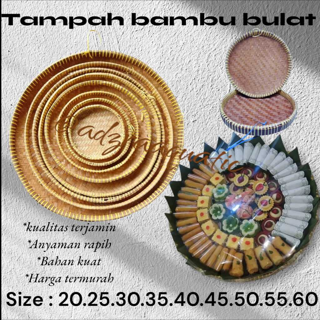 TAMPAH BAMBU NAMPAN NYIRU TUMPENG ANYAMAN