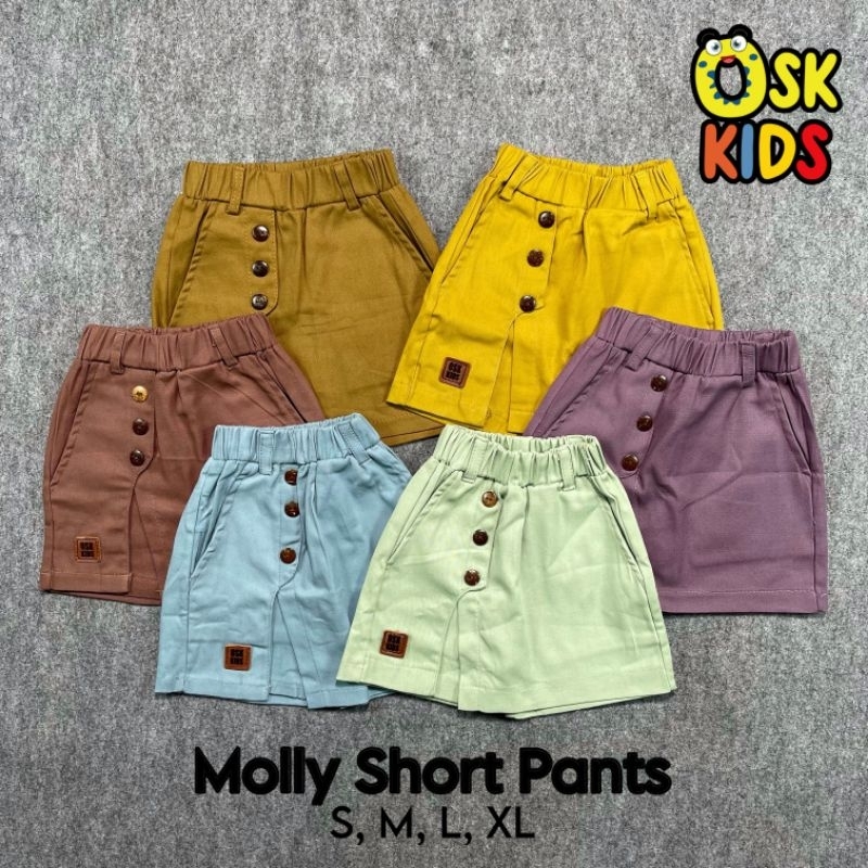 Moly short Pants | rok celana | Rokcel Chino | bawahan anak perempuan