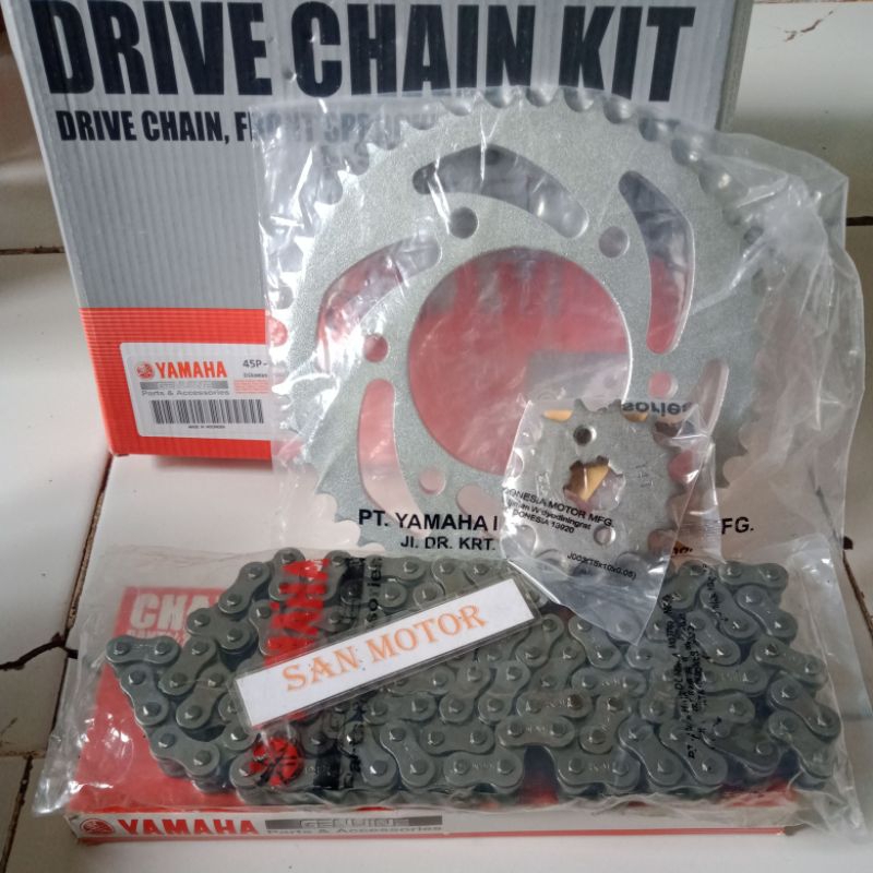 Gear Set Komplit Rantai Yamaha Byson Kualitas ORI.