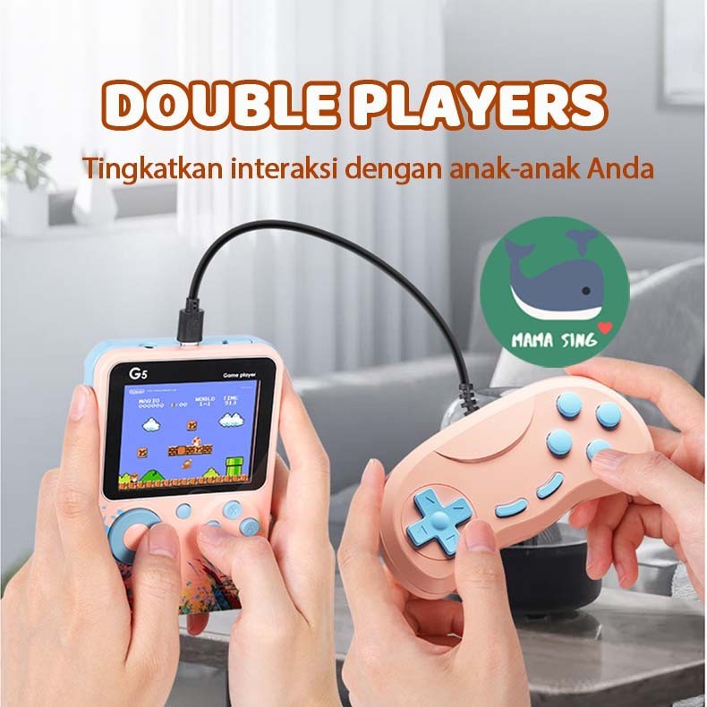 Terbaru Mainan Anak Gameboy Double - 500 games - Berkualitas / Retro Gamebox