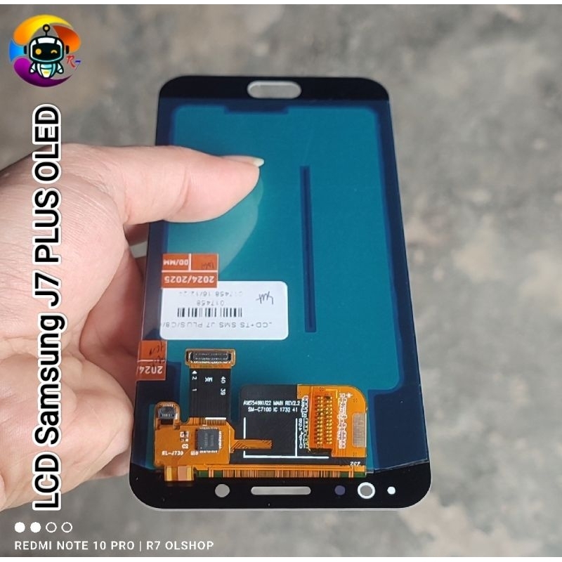Lcd Samsung J7 Plus C710 ORI OLED