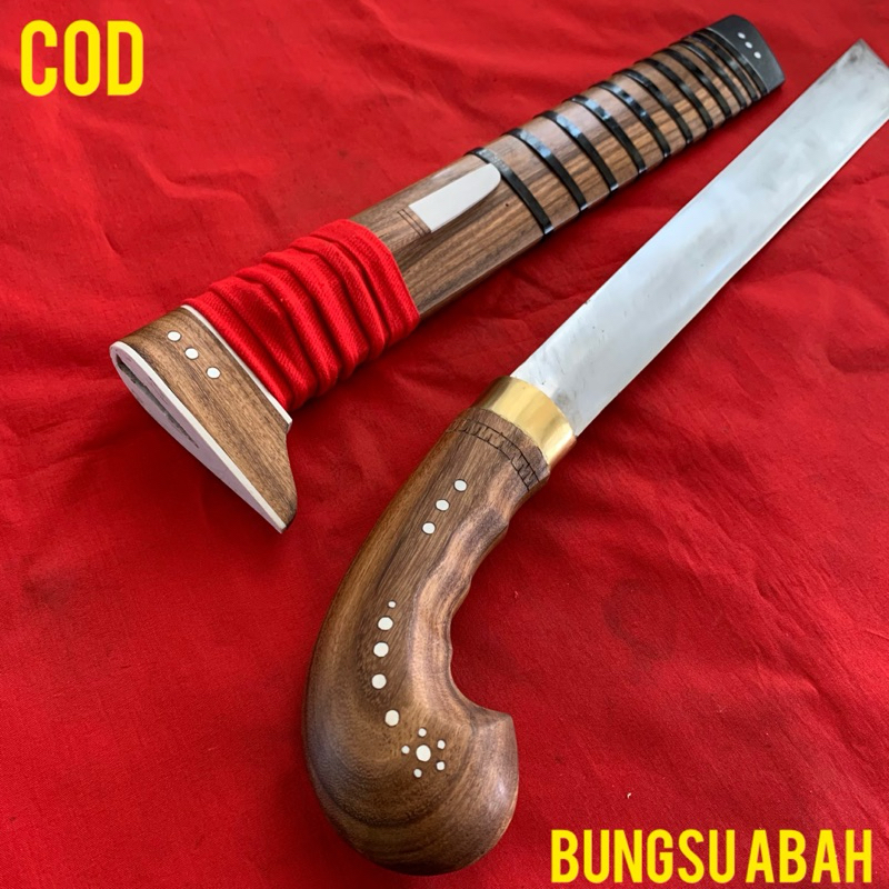 tarisi jasinga GOLOK BAJA PER SIAP pakai SUPER berkualitas full kayu sonokeling