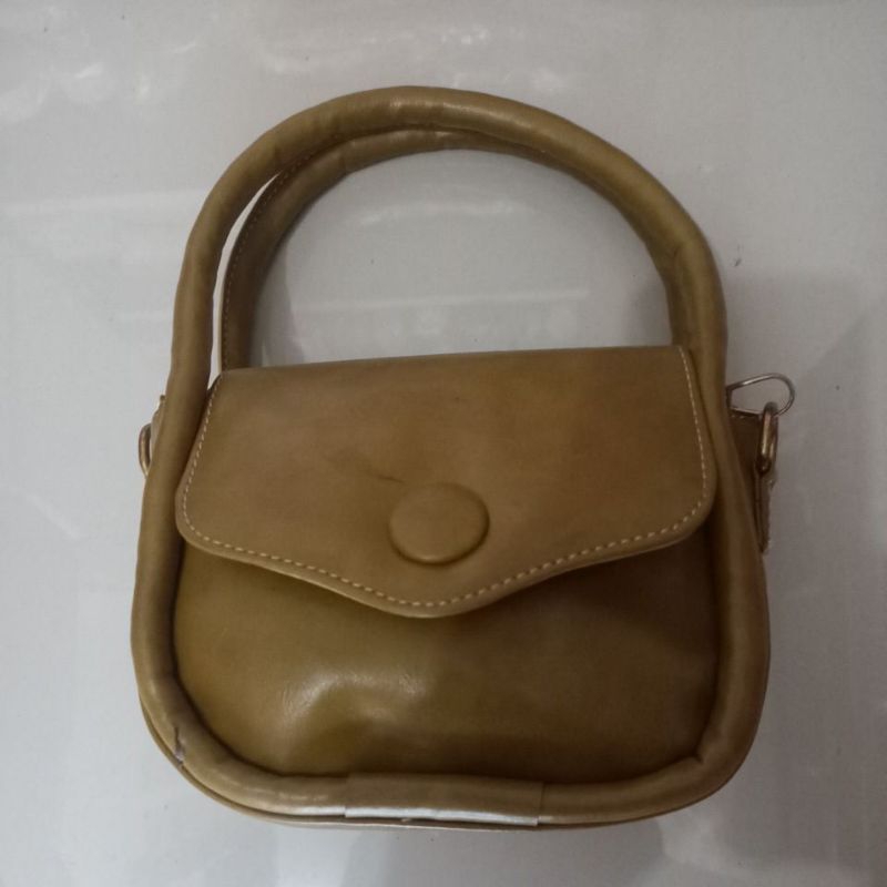 Tas Selempang Kulit Coklat