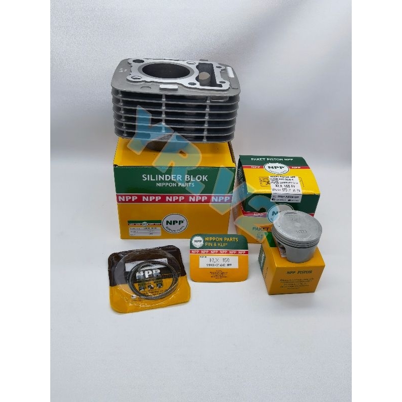 BLOK SEHER BORING SILINDER PLUS PISTON KIT KLX 150 ORI NPP