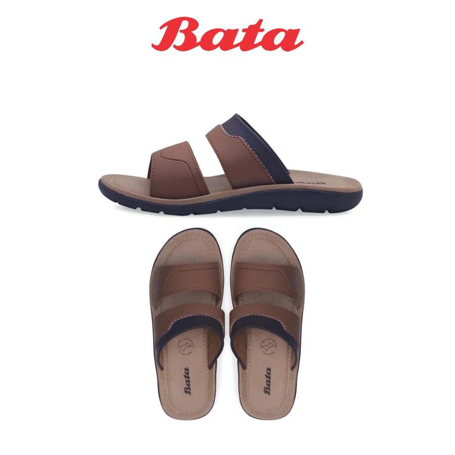 Promo Termurah Sandal Bata Salvador Pria Model Slop Original Sandal Kulit Sandal Pria Wanita