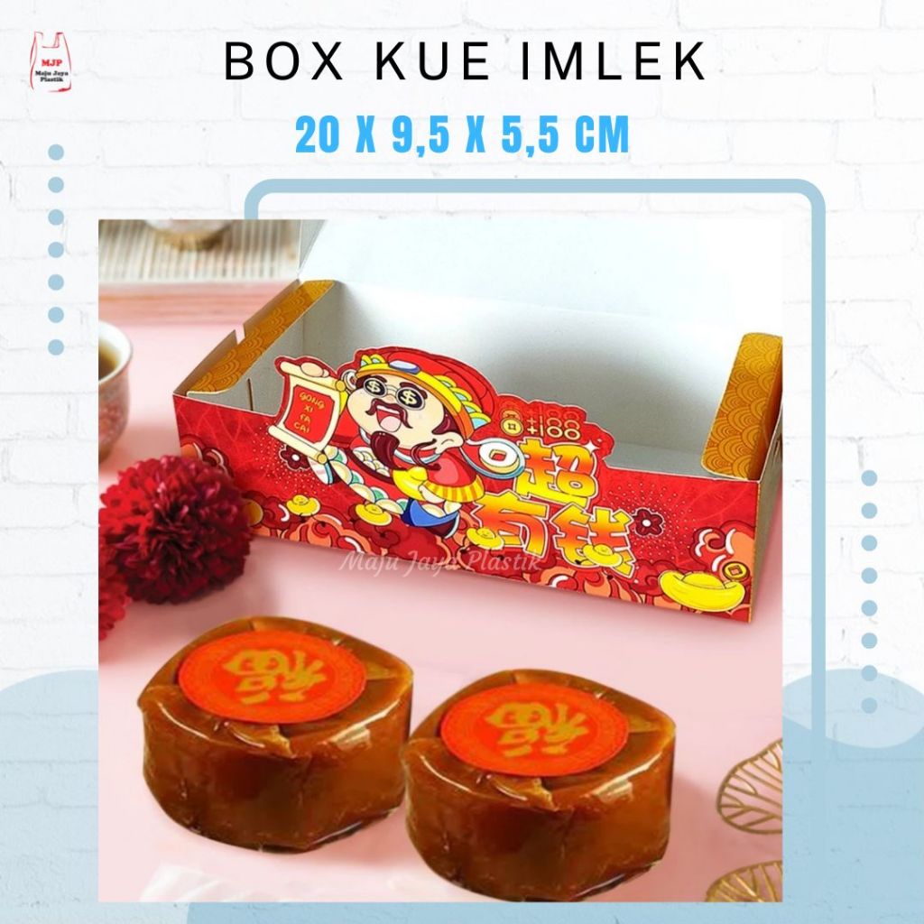 

Box Imlek Kue Keranjang 20x10x5 cm Box Imlek Dodol Cina 250gr Cookies Box Box Imlek hampers CNY